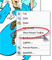 skills show picture toolbar