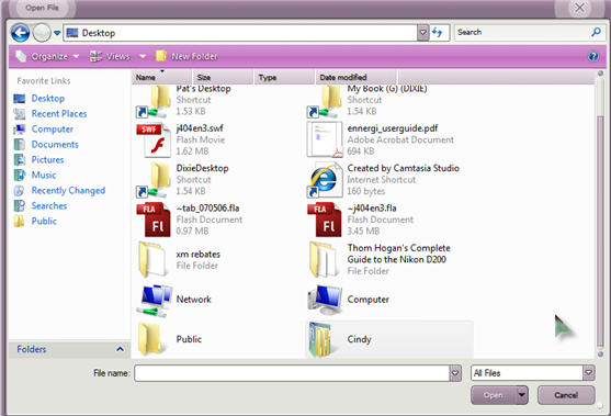 Vista File Manager