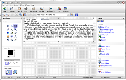 snagit video capture with audio internet web page